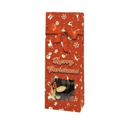 Oriešky - Merry Christmas - mašľa, zmes orechov a ovoci