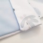 Detská bavlnená letná deka VELVET modrá 80x100 cm