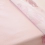 Detská bavlnená letná deka VELVET ružová 80x100 cm
