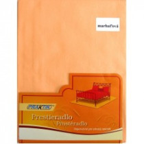 Bavlnené klasické prestieradlo marhuľové s gumičkou