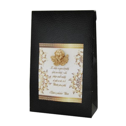 Darčeková kávová Anjelská krabička čierna