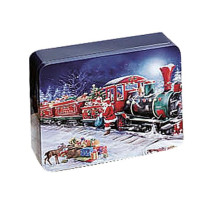 Dóza na vianočné pečivo Santa Express 16x12 cm