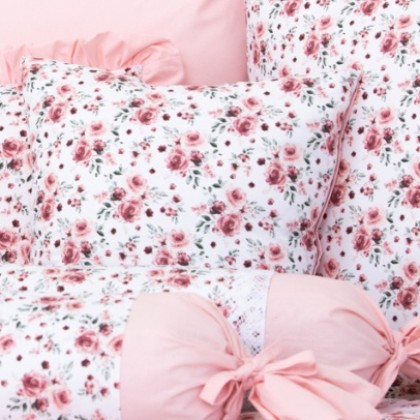 Dekoračná obliečka Rose/uni pink 40x40 cm