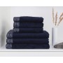 BEECH modalové uteráky, osušky - navy modrá