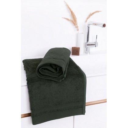 EUCALYPTA uteráky, osušky - antracitovo zelená