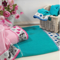 Detské uteráky, osušky Sharp pei ružová