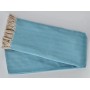 Jemný tkaný prehoz na pohovku aj posteľ SIRTI tyrkysový 200x240 cm