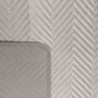 Velvetový jednofarebný prehoz SOFIA béžový 220x240cm