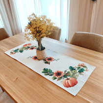 Gobelínový 40x100 cm behúň na stôl - 1220 jesenný motív s dyňou a slnečnicami Gobelínový 40x100 cm behúň na stôl - 1220 jesenný motív s dyňou a slnečnicami