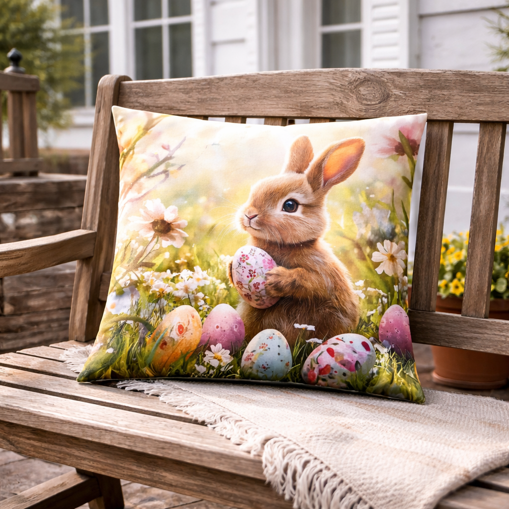 Vankúšik so zajačikmi